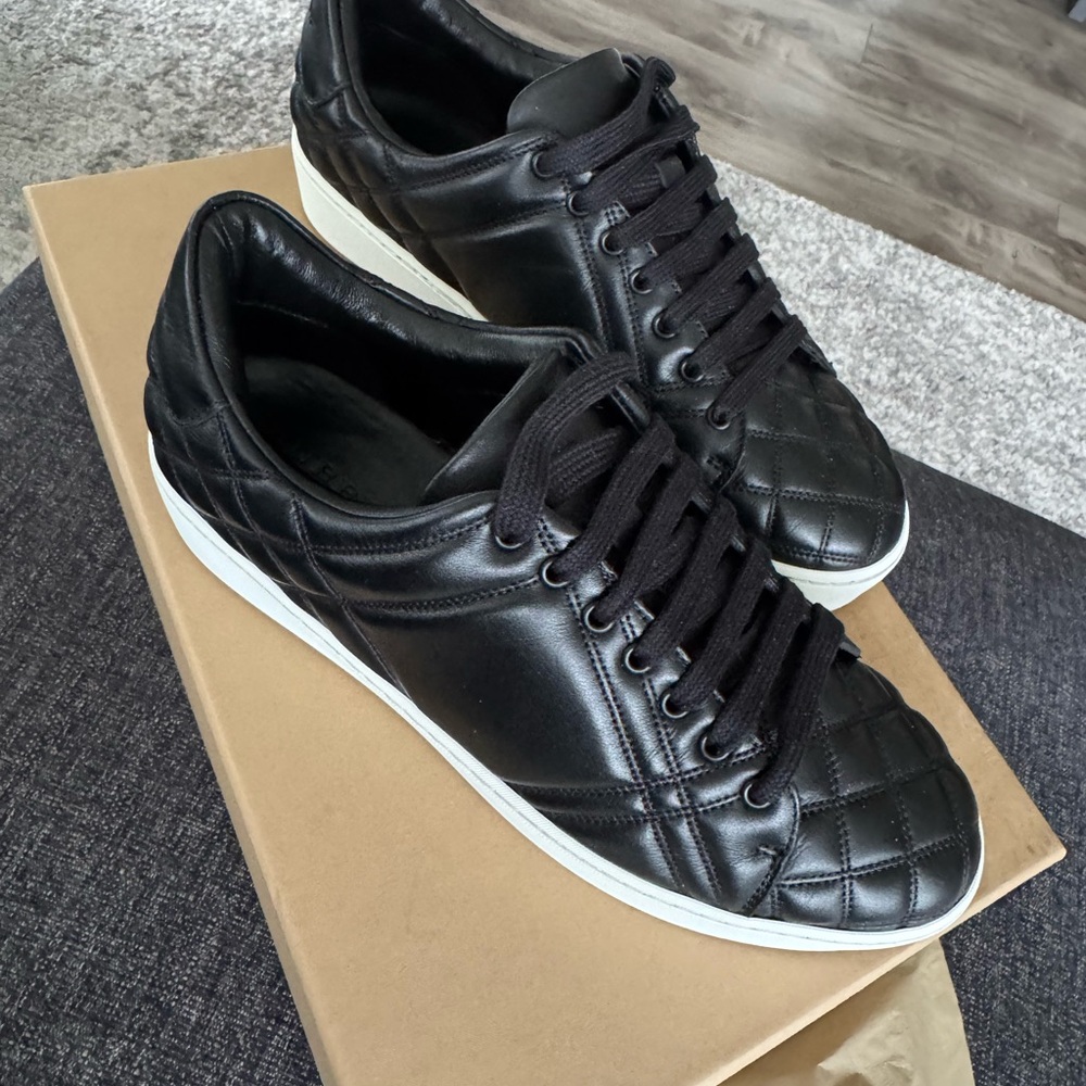 Burberry Black Quilted Women’s Sneakers